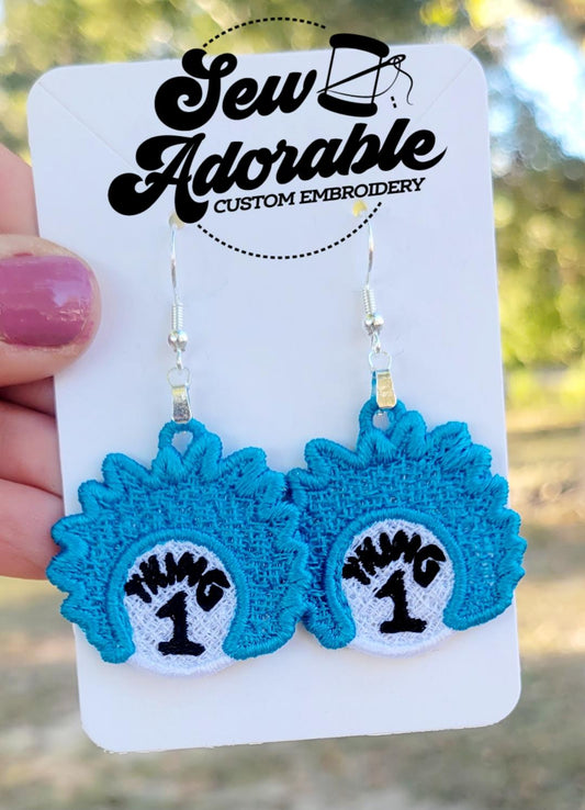 FSL Thing 1 Earrings