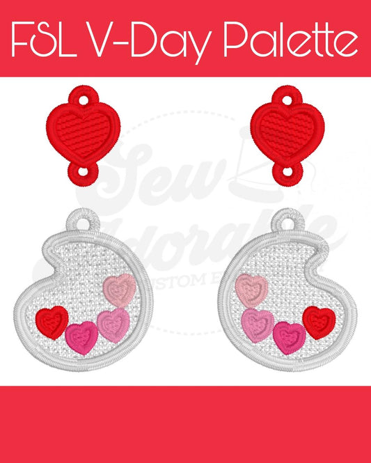FSL Valentine Palette Earrings