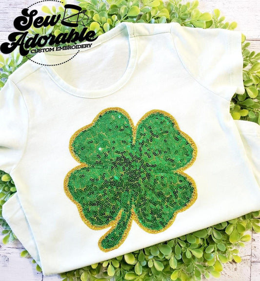 Double Stack Shamrock-Digital Design-Machine Embroidery