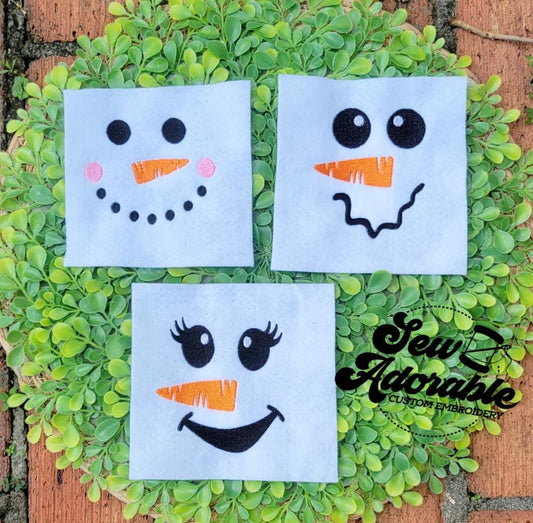 Snowman Faces